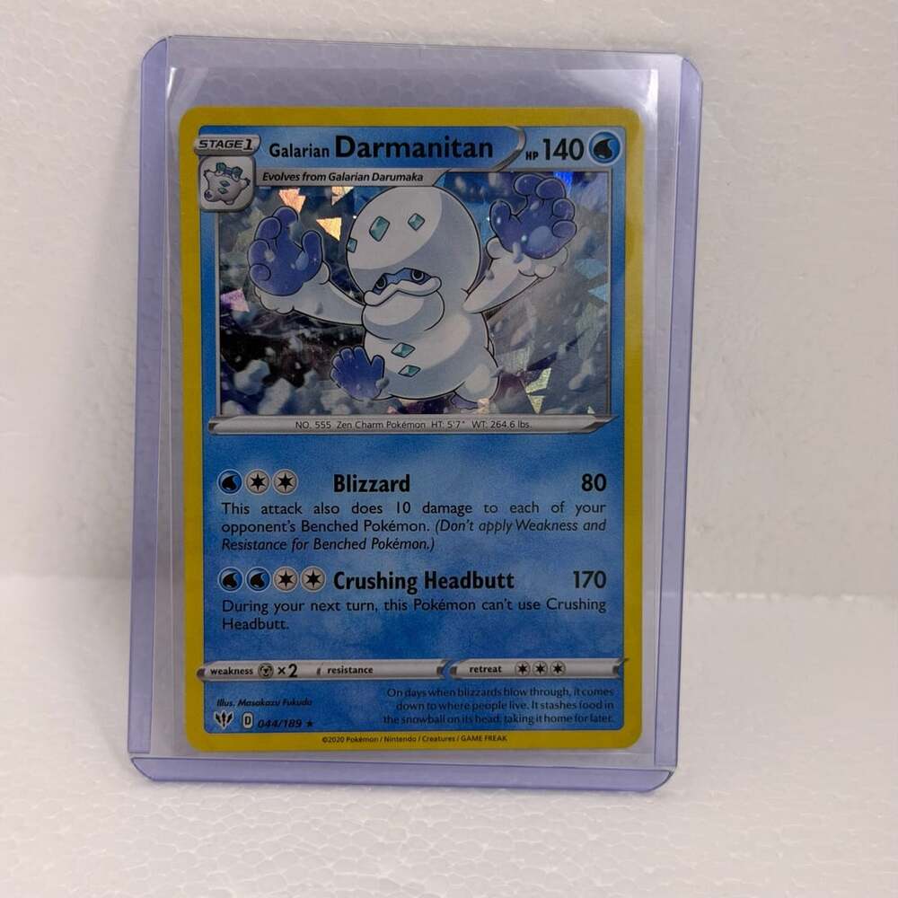 Pokemon Galarian Darmanitan 044/189 Cracked Ice Holo